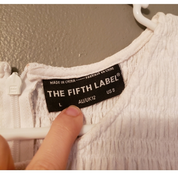 EUC The Fifth Label Sz Large Mini Ruched Dress! - Picture 3 of 9